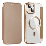 Shield MagSafe RFID Anti-theft Leather Phone Case, For iPhone 15 Pro, For iPhone 15 Plus, For iPhone 15, For iPhone 17e / 16e
