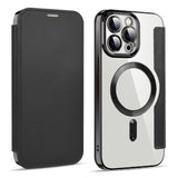 Shield MagSafe RFID Anti-theft Leather Phone Case, For iPhone 15 Pro, For iPhone 15 Plus, For iPhone 15, For iPhone 17e / 16e