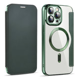 Shield MagSafe RFID Anti-theft Leather Phone Case, For iPhone 15 Pro, For iPhone 15 Plus, For iPhone 15, For iPhone 17e / 16e