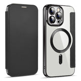 Shield MagSafe RFID Anti-theft Leather Phone Case, For iPhone 16 Pro Max, For iPhone 16 Pro, For iPhone 16 Plus, For iPhone 16, For iPhone 15 Pro Max