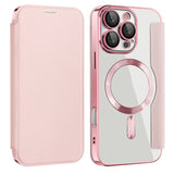 Shield MagSafe RFID Anti-theft Leather Phone Case, For iPhone 16 Pro Max, For iPhone 16 Pro, For iPhone 16 Plus, For iPhone 16, For iPhone 15 Pro Max