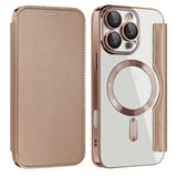 Shield MagSafe RFID Anti-theft Leather Phone Case, For iPhone 16 Pro Max, For iPhone 16 Pro, For iPhone 16 Plus, For iPhone 16, For iPhone 15 Pro Max