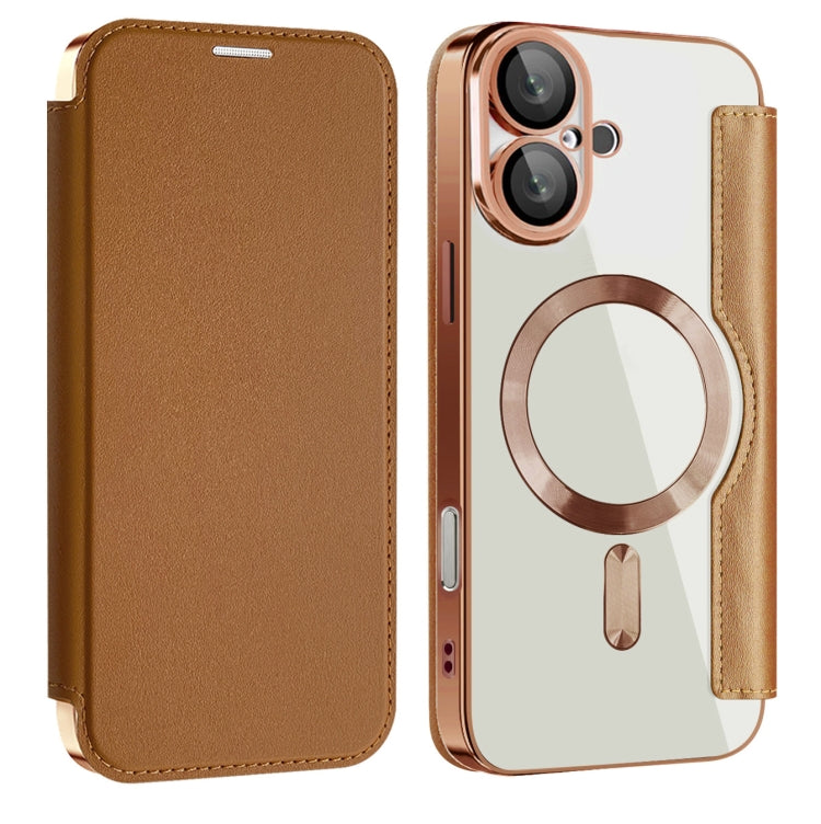 Shield MagSafe RFID Anti-theft Leather Phone Case, For iPhone 16 Pro Max, For iPhone 16 Pro, For iPhone 16 Plus, For iPhone 16, For iPhone 15 Pro Max