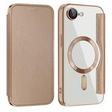 Shield MagSafe RFID Anti-theft Leather Phone Case, For iPhone 15 Pro, For iPhone 15 Plus, For iPhone 15, For iPhone 17e / 16e