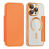 Shield MagSafe RFID Anti-theft Leather Phone Case, For iPhone 15 Pro, For iPhone 15 Plus, For iPhone 15, For iPhone 17e / 16e