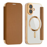 Shield MagSafe RFID Anti-theft Leather Phone Case, For iPhone 17e / 16e, For iPhone 17 Pro Max, For iPhone 17 Pro, For iPhone 17, For iPhone Air