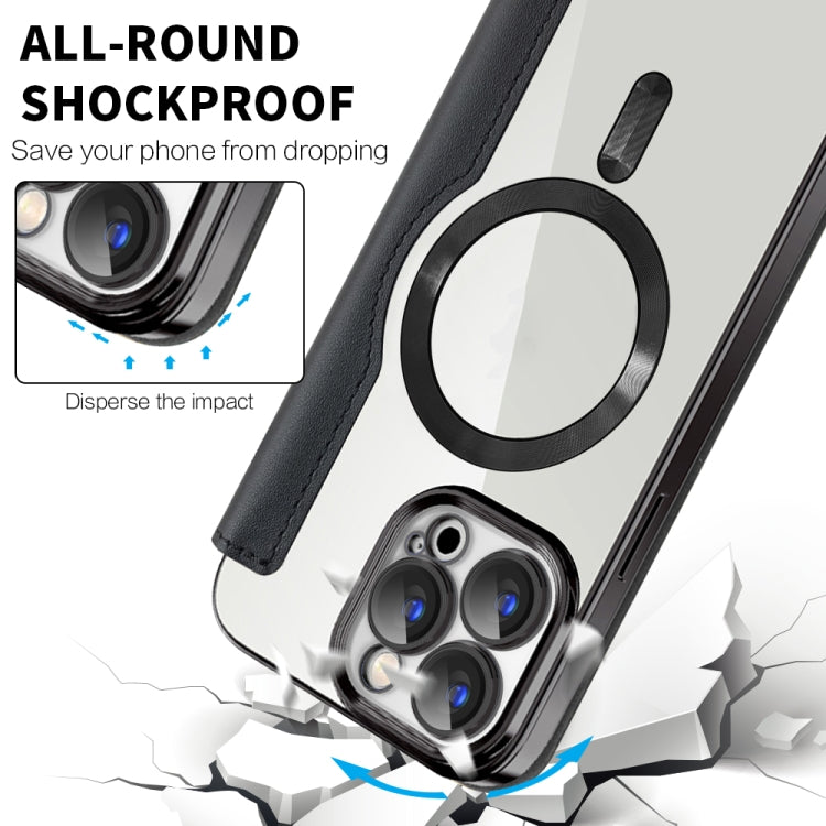Shield MagSafe RFID Anti-theft Leather Phone Case, For iPhone 15 Pro, For iPhone 15 Plus, For iPhone 15, For iPhone 17e / 16e