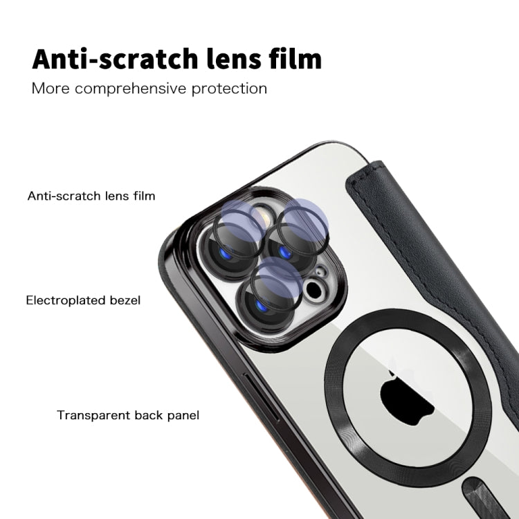 Shield MagSafe RFID Anti-theft Leather Phone Case, For iPhone 15 Pro, For iPhone 15 Plus, For iPhone 15, For iPhone 17e / 16e
