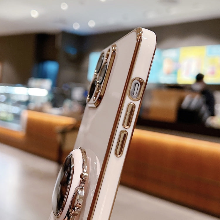 Electroplating Astronaut Holder Phone Case, For iPhone 16, For iPhone 15 Pro Max, For iPhone 15 Pro, For iPhone 15 Plus, For iPhone 15