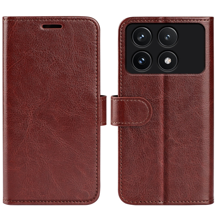 R64 Texture Horizontal Flip Leather Phone Case, For Xiaomi Redmi Note 13 Pro+, For Xiaomi Redmi Note 13 Pro, For Xiaomi Redmi K70, For Xiaomi 13T, For Redmi A7 Pro 171mm / Poco C85x 5G, For Redmi Turbo 5 Max / Poco X8 Pro Max                           ...