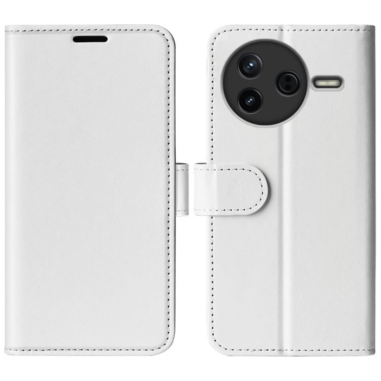 R64 Texture Horizontal Flip Leather Phone Case, For Redmi K80 / Poco F7 Pro