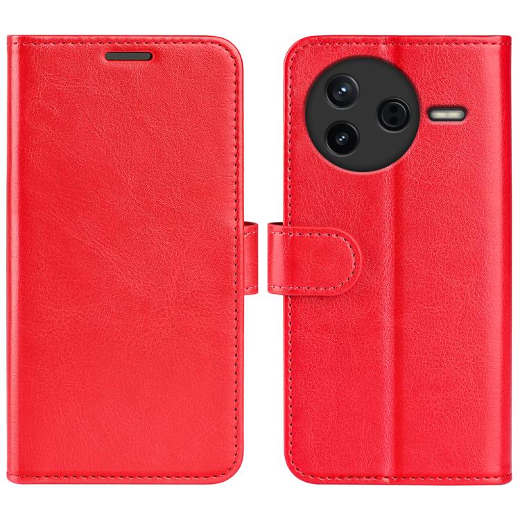 R64 Texture Horizontal Flip Leather Phone Case, For Redmi K80 / Poco F7 Pro