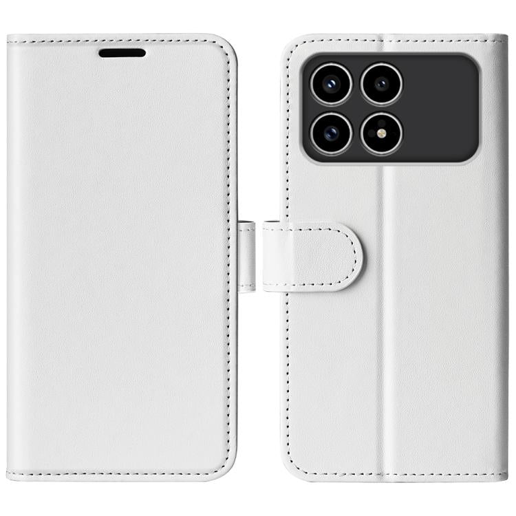 R64 Texture Horizontal Flip Leather Phone Case, For Xiaomi Poco F8 Ultra 5G, For Redmi Note 15 4G / 5G Global 164mm, For Xiaomi Poco F8 Pro 5G, For Redmi K80 Pro / Poco F7 Ultra, For Redmi K80 / Poco F7 Pro
