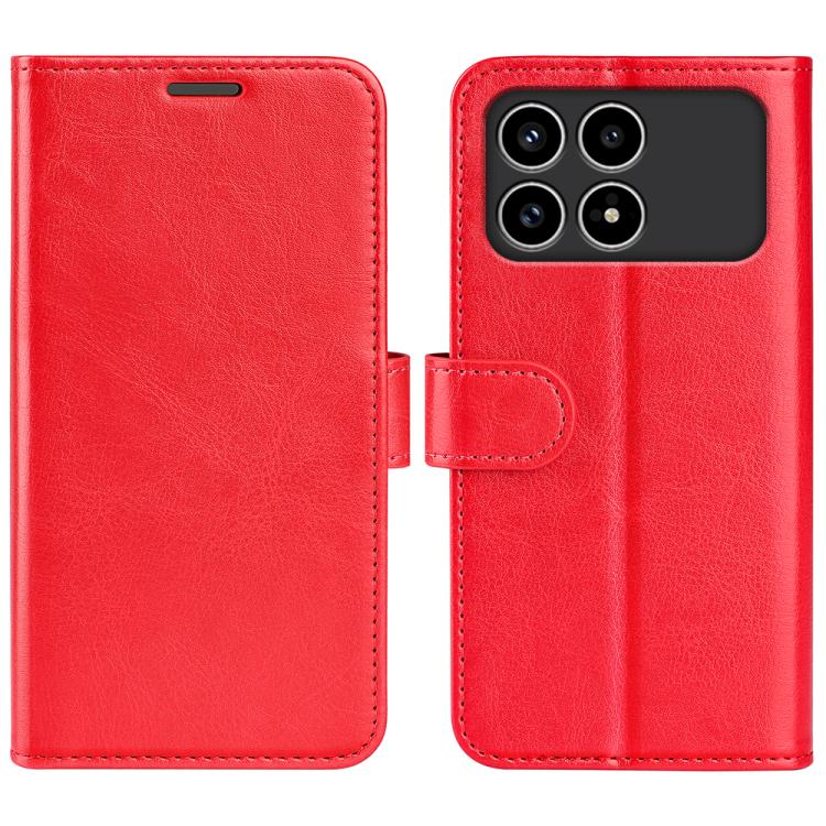 R64 Texture Horizontal Flip Leather Phone Case, For Xiaomi Poco F8 Ultra 5G, For Redmi Note 15 4G / 5G Global 164mm, For Xiaomi Poco F8 Pro 5G, For Redmi K80 Pro / Poco F7 Ultra, For Redmi K80 / Poco F7 Pro