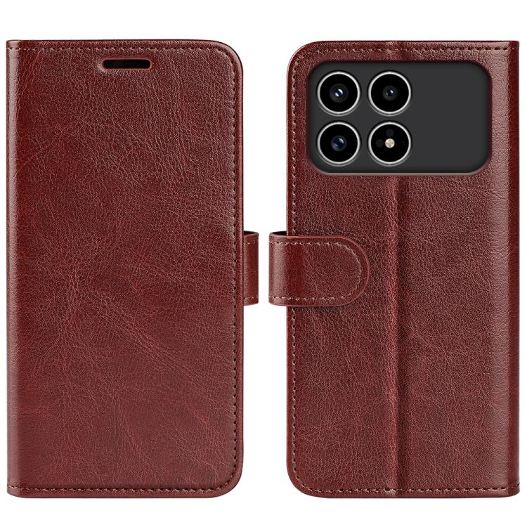 R64 Texture Horizontal Flip Leather Phone Case, For Xiaomi Poco F8 Ultra 5G, For Redmi Note 15 4G / 5G Global 164mm, For Xiaomi Poco F8 Pro 5G, For Redmi K80 Pro / Poco F7 Ultra, For Redmi K80 / Poco F7 Pro