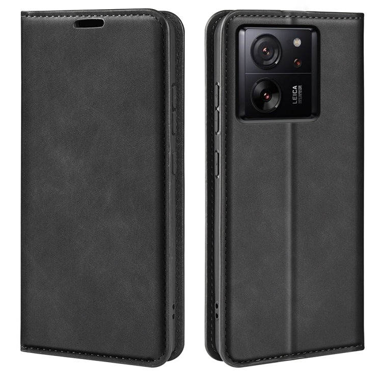 Retro-skin Magnetic Suction Leather Phone Case, For Xiaomi Redmi 13C, For Xiaomi Redmi Note 13 Pro+, For Xiaomi Redmi Note 13 Pro 5G, For Xiaomi Redmi K70, For Xiaomi 13T