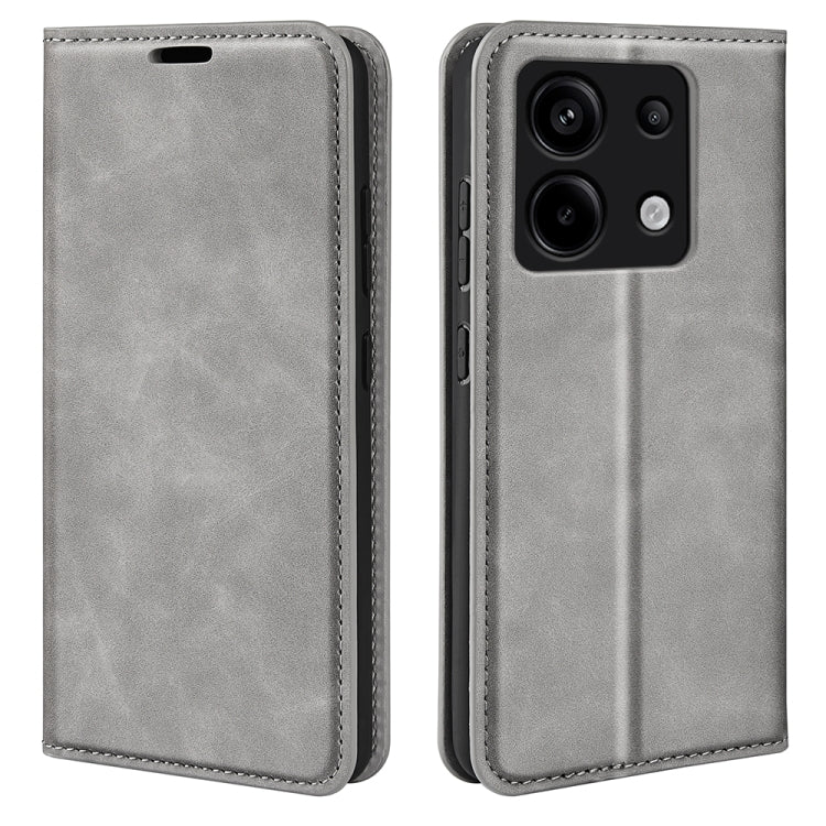 Retro-skin Magnetic Suction Leather Phone Case, For Xiaomi Redmi 13C, For Xiaomi Redmi Note 13 Pro+, For Xiaomi Redmi Note 13 Pro 5G, For Xiaomi Redmi K70, For Xiaomi 13T