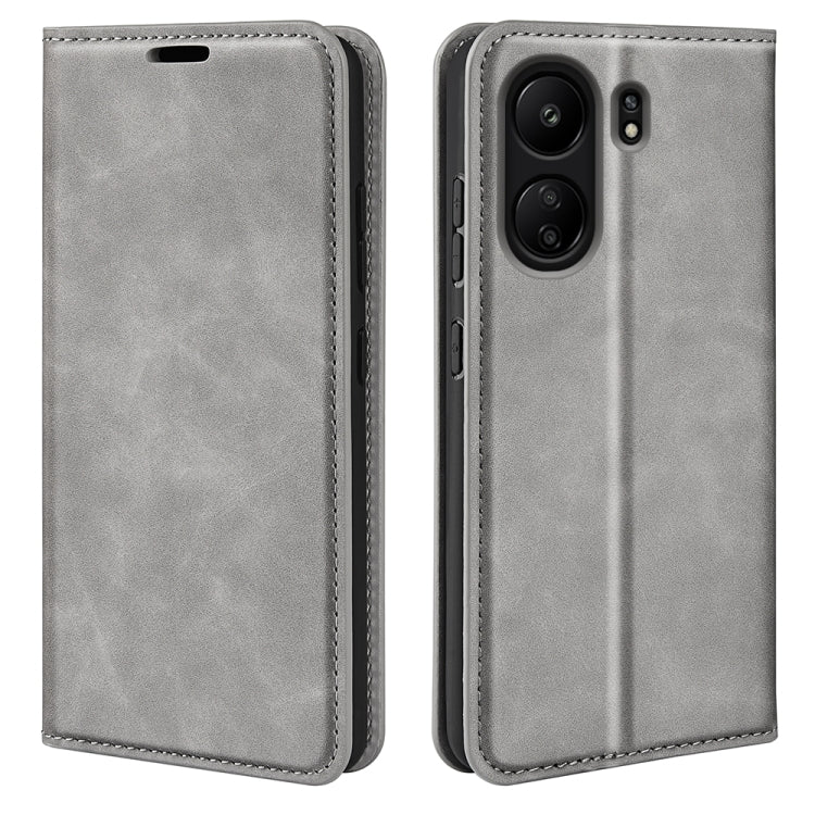 Retro-skin Magnetic Suction Leather Phone Case, For Xiaomi Redmi 13C, For Xiaomi Redmi Note 13 Pro+, For Xiaomi Redmi Note 13 Pro 5G, For Xiaomi Redmi K70, For Xiaomi 13T