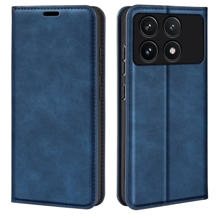 Retro-skin Magnetic Suction Leather Phone Case, For Xiaomi Redmi 13C, For Xiaomi Redmi Note 13 Pro+, For Xiaomi Redmi Note 13 Pro 5G, For Xiaomi Redmi K70, For Xiaomi 13T