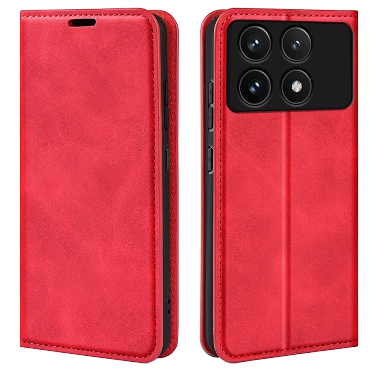 Retro-skin Magnetic Suction Leather Phone Case, For Xiaomi Redmi 13C, For Xiaomi Redmi Note 13 Pro+, For Xiaomi Redmi Note 13 Pro 5G, For Xiaomi Redmi K70, For Xiaomi 13T