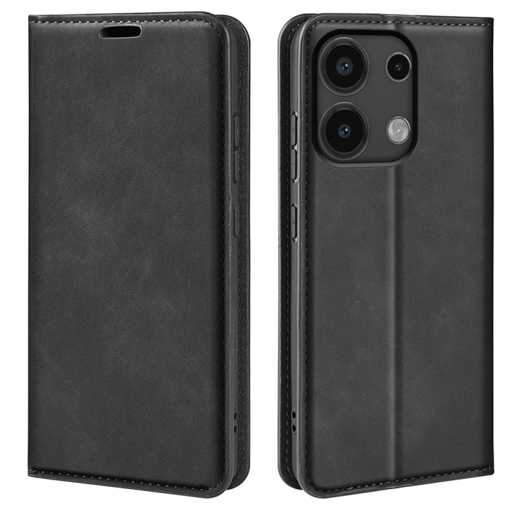 Retro-skin Magnetic Suction Leather Phone Case, For Xiaomi Redmi Turbo 3, For Xiaomi Redmi A3, For Xiaomi Redmi Note 13 Pro 4G, For Xiaomi Redmi Note 13 4G, For Xiaomi Redmi K70E, For Xiaomi 14 Ultra, For Xiaomi 14 Pro, For Xiaomi 14                   ...