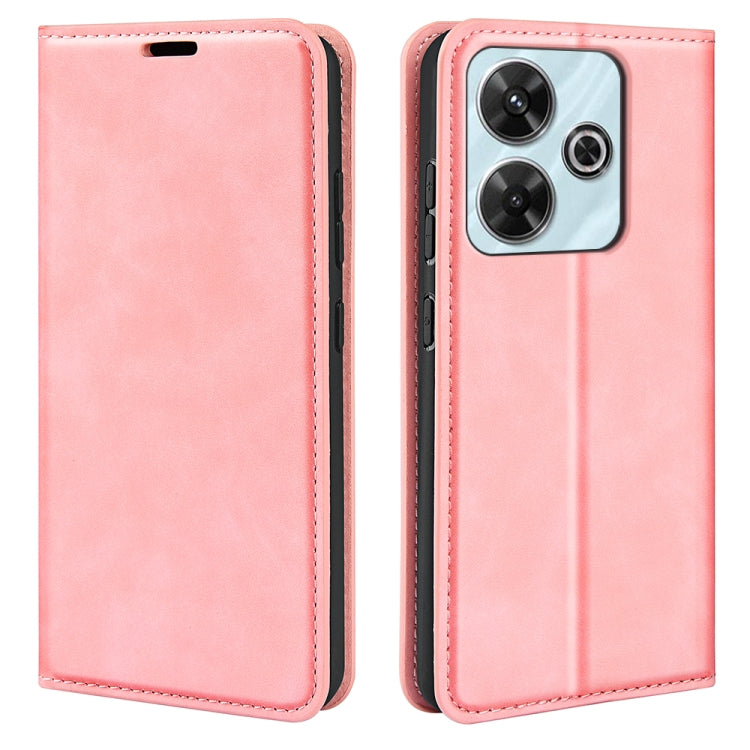 Retro-skin Magnetic Suction Leather Phone Case, For Xiaomi 15, For Xiaomi Redmi Note 14 5G, For Xiaomi Redmi Note 14 Pro+ 5G, For Xiaomi Redmi Note 14 Pro 5G, For Xiaomi 14T Pro, For Xiaomi 14T, For Xiaomi Redmi 14C 4G, For Xiaomi Redmi K70 Ultra      ...