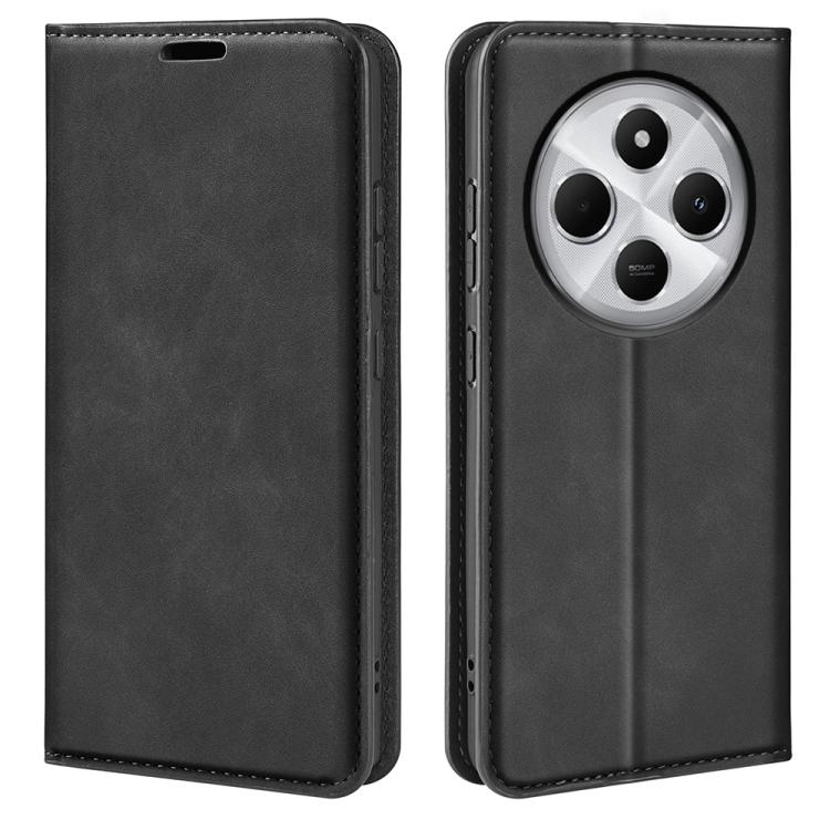 Retro-skin Magnetic Suction Leather Phone Case, For Xiaomi 15, For Xiaomi Redmi Note 14 5G, For Xiaomi Redmi Note 14 Pro+ 5G, For Xiaomi Redmi Note 14 Pro 5G, For Xiaomi 14T Pro, For Xiaomi 14T, For Xiaomi Redmi 14C 4G, For Xiaomi Redmi K70 Ultra      ...