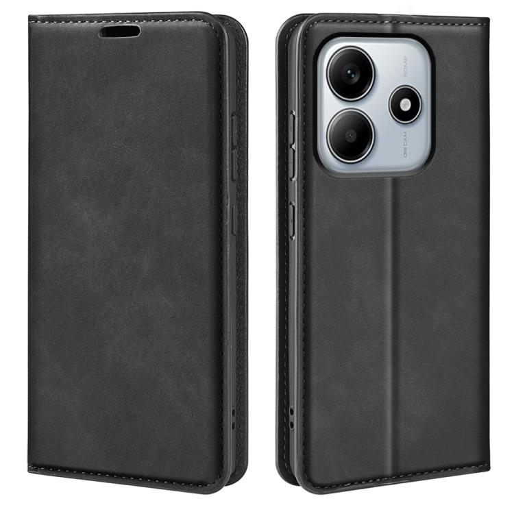 Retro-skin Magnetic Suction Leather Phone Case, For Xiaomi 15, For Xiaomi Redmi Note 14 5G, For Xiaomi Redmi Note 14 Pro+ 5G, For Xiaomi Redmi Note 14 Pro 5G, For Xiaomi 14T Pro, For Xiaomi 14T, For Xiaomi Redmi 14C 4G, For Xiaomi Redmi K70 Ultra      ...