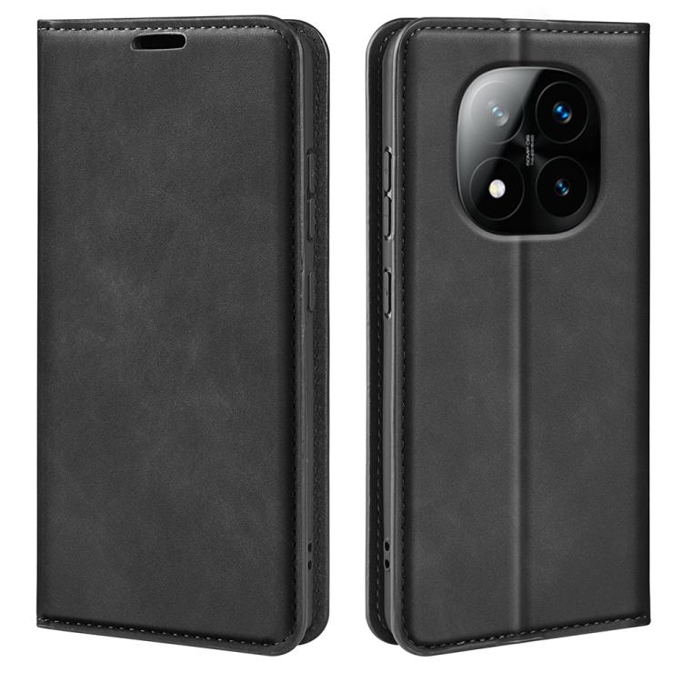 Retro-skin Magnetic Suction Leather Phone Case, For Xiaomi 15, For Xiaomi Redmi Note 14 5G, For Xiaomi Redmi Note 14 Pro+ 5G, For Xiaomi Redmi Note 14 Pro 5G, For Xiaomi 14T Pro, For Xiaomi 14T, For Xiaomi Redmi 14C 4G, For Xiaomi Redmi K70 Ultra      ...