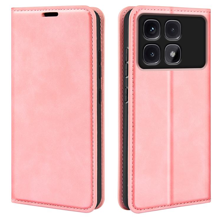 Retro-skin Magnetic Suction Leather Phone Case, For Xiaomi 15, For Xiaomi Redmi Note 14 5G, For Xiaomi Redmi Note 14 Pro+ 5G, For Xiaomi Redmi Note 14 Pro 5G, For Xiaomi 14T Pro, For Xiaomi 14T, For Xiaomi Redmi 14C 4G, For Xiaomi Redmi K70 Ultra      ...
