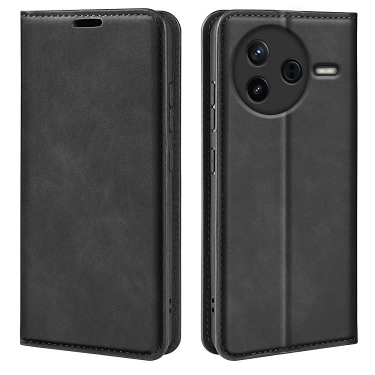 Retro-skin Magnetic Suction Leather Phone Case, For Redmi K80 Pro / Poco F7 Ultra, For Redmi K80 / Poco F7 Pro, For Redmi Note 14 4G 164.84mm, For Xiaomi 15 Ultra, For Xiaomi Poco X7 Pro, For Xiaomi Poco M7 Pro 5G, For Xiaomi Redmi Note 14 Pro 4G      ...