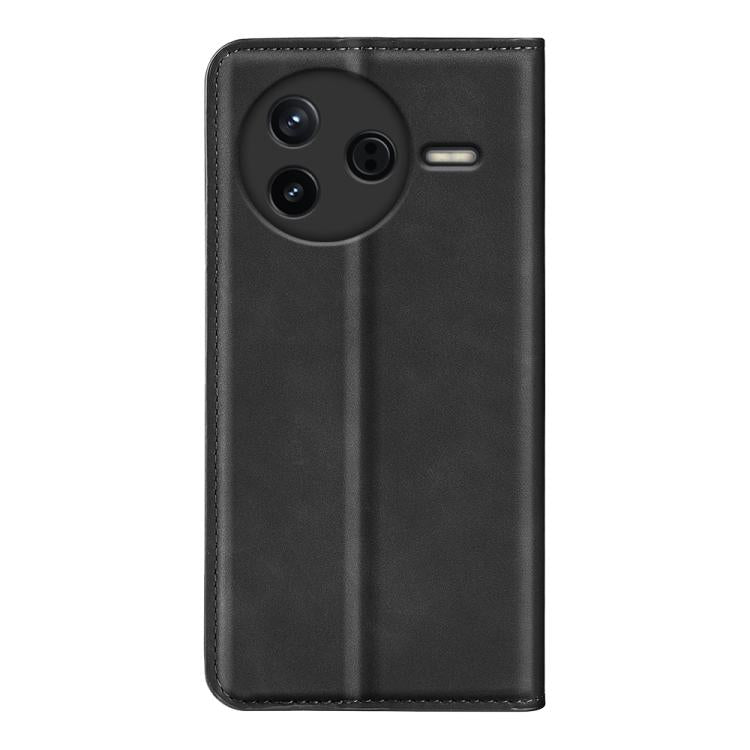 Retro-skin Magnetic Suction Leather Phone Case, For Redmi K80 / Poco F7 Pro