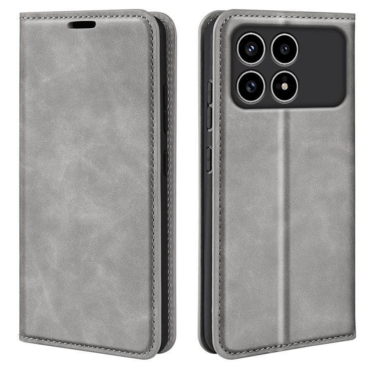 Retro-skin Magnetic Suction Leather Phone Case, For Redmi A7 Pro 171mm / Poco C85x 5G, For Xiaomi 17T, For Redmi Turbo 5 Max / Poco X8 Pro Max, For Redmi Turbo 5 5G / Poco X8 Pro 5G, For Redmi Note 15 Pro+ Global 163.3mm                                ...