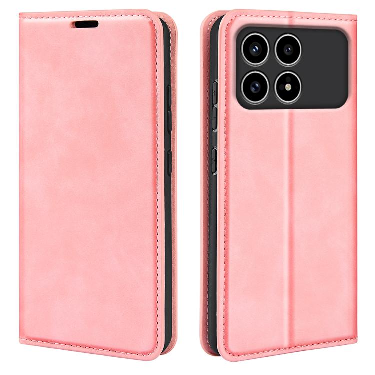 Retro-skin Magnetic Suction Leather Phone Case, For Redmi A7 Pro 171mm / Poco C85x 5G, For Redmi Turbo 5 Max / Poco X8 Pro Max, For Redmi Turbo 5 5G / Poco X8 Pro 5G, For Redmi Note 15 Pro+ Global 163.3mm, For Redmi Note 15 4G / 5G Global 164mm        ...