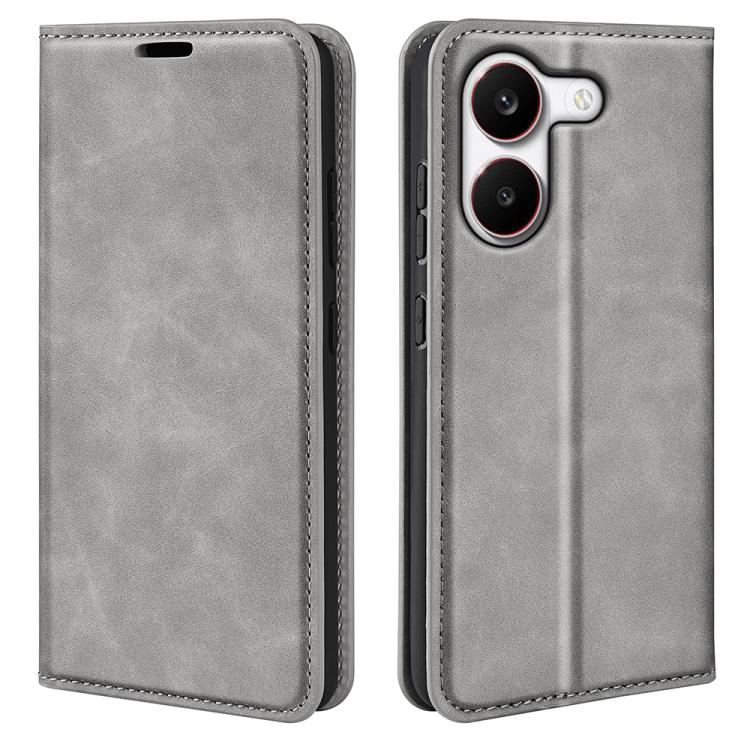 Retro-skin Magnetic Suction Leather Phone Case, For Redmi A7 Pro 171mm / Poco C85x 5G, For Xiaomi 17T, For Redmi Turbo 5 Max / Poco X8 Pro Max, For Redmi Turbo 5 5G / Poco X8 Pro 5G, For Redmi Note 15 Pro+ Global 163.3mm                                ...