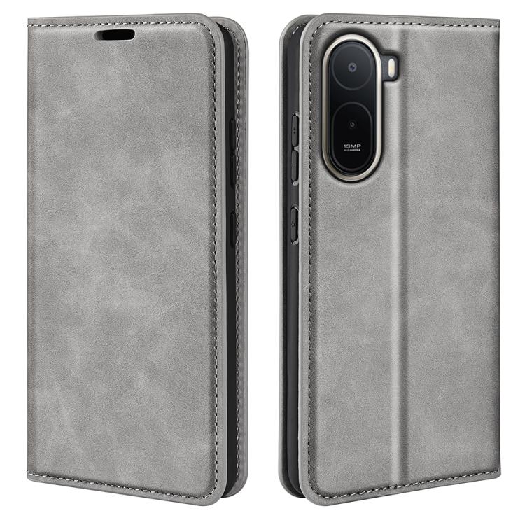 Retro-skin Magnetic Suction Leather Phone Case, For Redmi A7 Pro 171mm / Poco C85x 5G, For Xiaomi 17T, For Redmi Turbo 5 Max / Poco X8 Pro Max, For Redmi Turbo 5 5G / Poco X8 Pro 5G, For Redmi Note 15 Pro+ Global 163.3mm                                ...