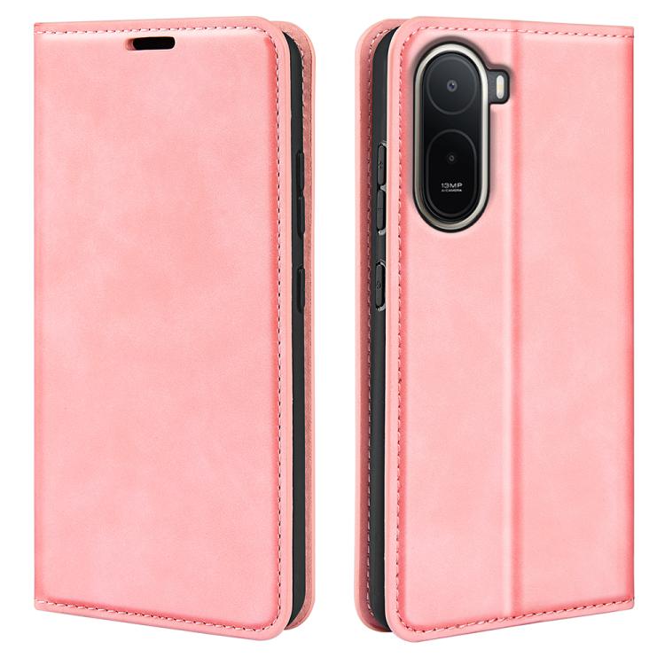 Retro-skin Magnetic Suction Leather Phone Case, For Redmi A7 Pro 171mm / Poco C85x 5G, For Xiaomi 17T, For Redmi Turbo 5 Max / Poco X8 Pro Max, For Redmi Turbo 5 5G / Poco X8 Pro 5G, For Redmi Note 15 Pro+ Global 163.3mm                                ...