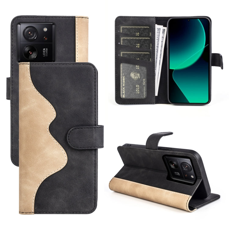 Stitching Horizontal Flip Leather Phone Case, For Xiaomi Redmi Note 13 Pro 5G, For Xiaomi Redmi K70, For Xiaomi 13T, For Redmi Note 15 Pro+ 5G Global 163.3mm, For Redmi Note 15 4G / 5G EU 164mm