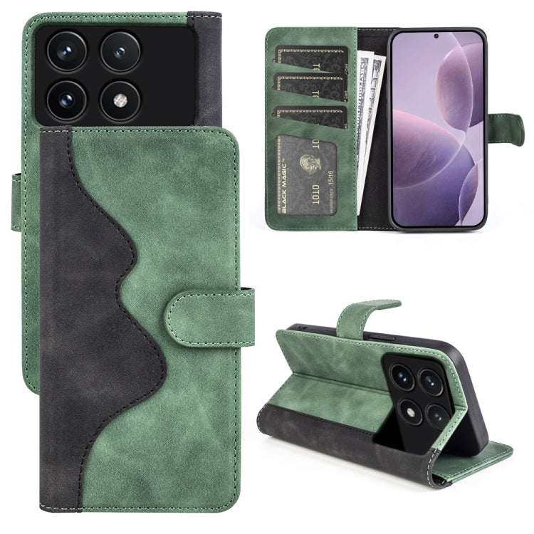 Stitching Horizontal Flip Leather Phone Case, For Xiaomi Redmi Note 13 Pro 5G, For Xiaomi Redmi K70, For Xiaomi 13T, For Redmi Note 15 Pro+ 5G Global 163.3mm, For Redmi Note 15 4G / 5G EU 164mm