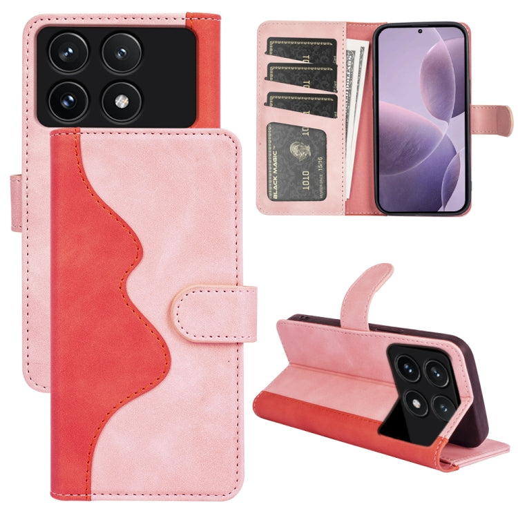 Stitching Horizontal Flip Leather Phone Case, For Xiaomi Redmi Note 13 Pro 5G, For Xiaomi Redmi K70, For Xiaomi 13T, For Redmi Note 15 Pro+ 5G Global 163.3mm, For Redmi Note 15 4G / 5G EU 164mm