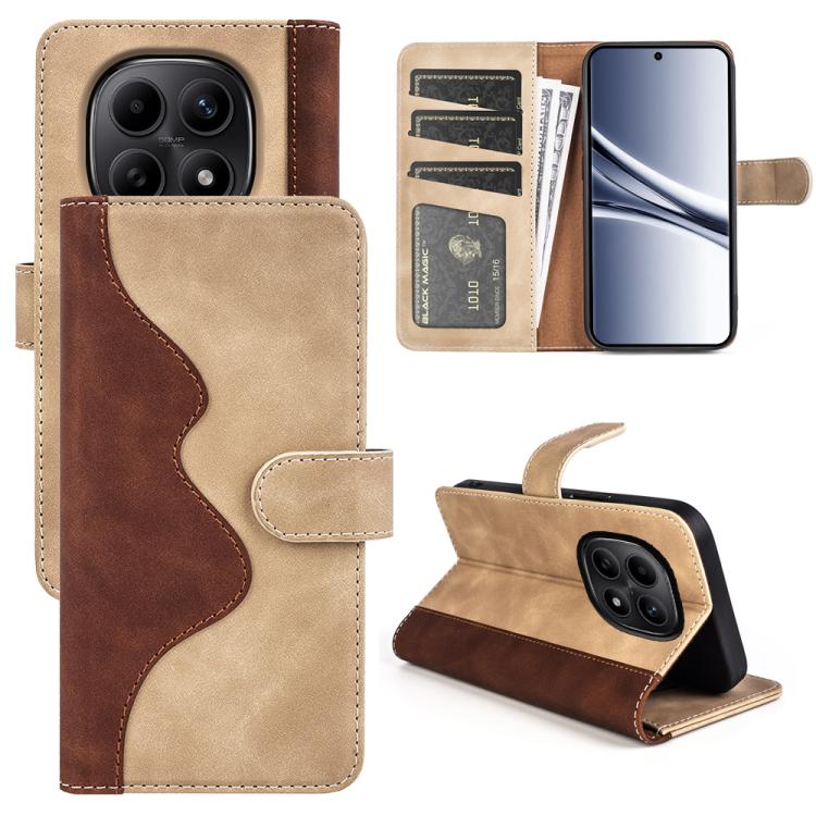 Stitching Horizontal Flip Leather Phone Case, For Xiaomi Redmi Note 13 Pro 5G, For Xiaomi Redmi K70, For Xiaomi 13T, For Redmi Note 15 Pro+ 5G Global 163.3mm, For Redmi Note 15 4G / 5G EU 164mm