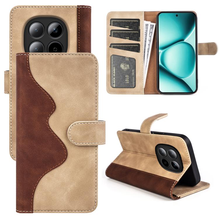 Stitching Horizontal Flip Leather Phone Case, For Xiaomi Redmi Note 13 Pro 5G, For Xiaomi Redmi K70, For Xiaomi 13T, For Redmi Note 15 Pro+ 5G Global 163.3mm, For Redmi Note 15 4G / 5G EU 164mm