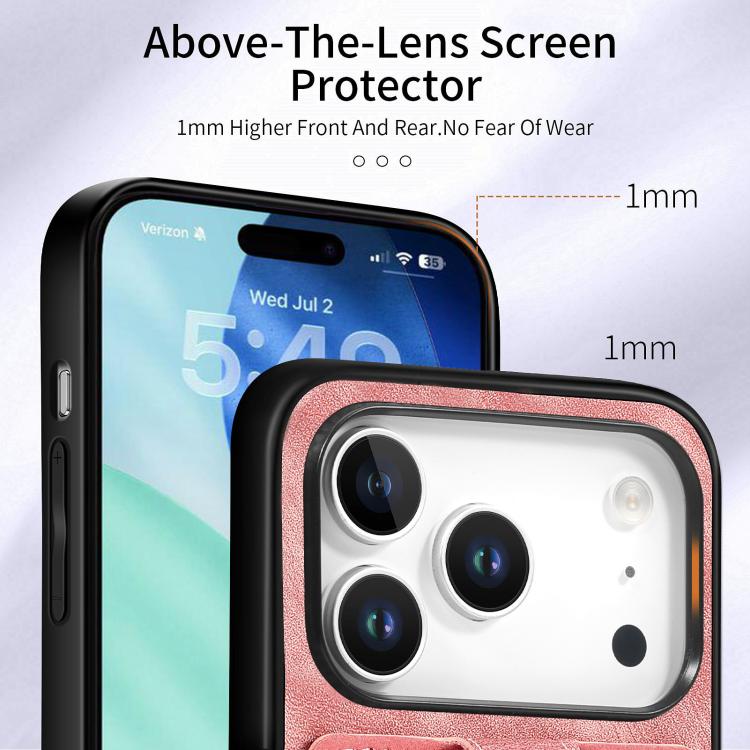 Retro Skin-feel Ring Card Wallet Phone Case, For iPhone 17 Pro Max, For iPhone 17 Pro, For iPhone 17, For iPhone Air, For iPhone 16 Pro Max, For iPhone 16 Pro, For iPhone 16 Plus, For iPhone 16
