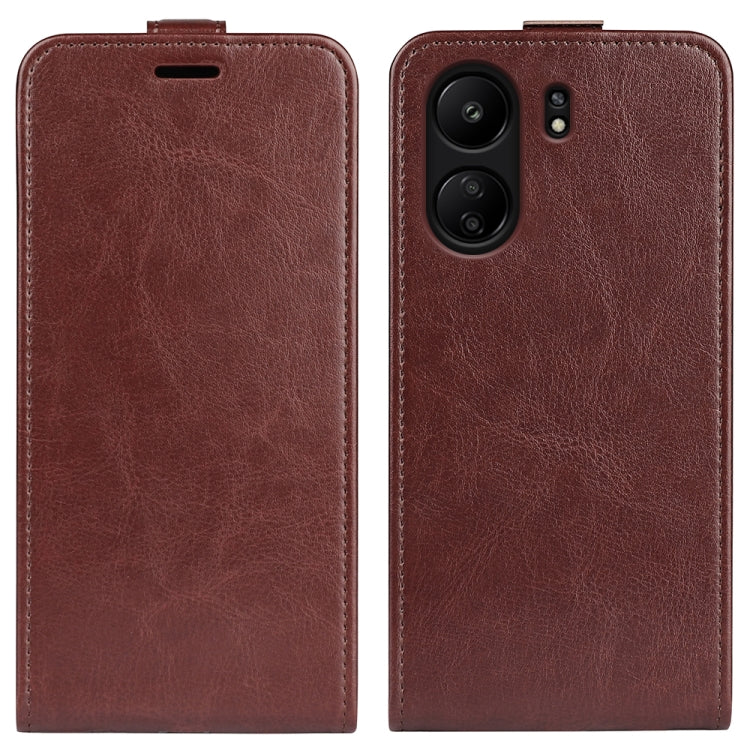 R64 Texture Single Vertical Flip Leather Phone Case, For Xiaomi Redmi K70E, For Xiaomi 14 Pro, For Xiaomi 14, For Xiaomi Redmi Note 13, For Xiaomi Redmi Note 13C, For Xiaomi Redmi Note 13 Pro+, For Xiaomi Redmi Note 13 Pro 5G, For Xiaomi Redmi K70     ...