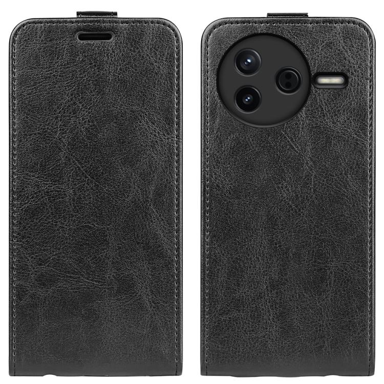 R64 Texture Single Vertical Flip Leather Phone Case, For Redmi K80 Pro / Poco F7 Ultra, For Redmi K80 / Poco F7 Pro