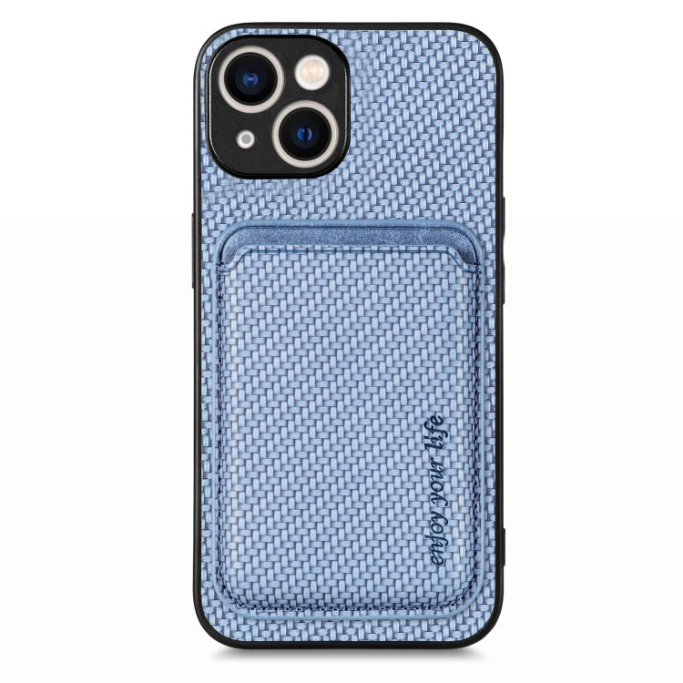 Carbon Fiber Leather Card Magsafe Phone Case, For iPhone 15 Pro Max, For iPhone 15 Pro, For iPhone 15 Plus, For iPhone 15