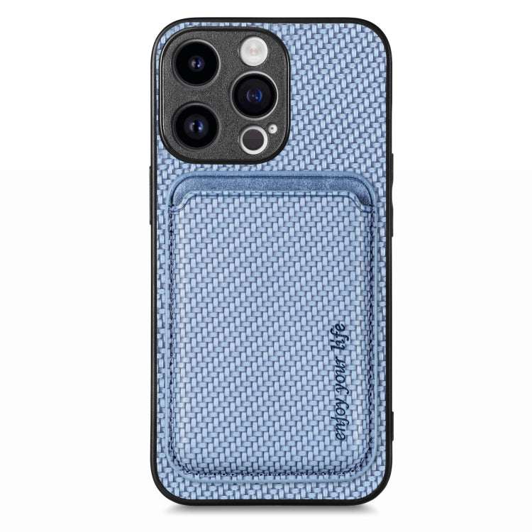 Carbon Fiber Leather Card Magsafe Phone Case, For iPhone 15 Pro Max, For iPhone 15 Pro, For iPhone 15 Plus, For iPhone 15