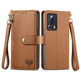 Love Zipper Lanyard Leather Phone Case, For Xiaomi 14 Ultra, For Xiaomi Redmi Note 13 5G, For Xiaomi Redmi Note 13 Pro 5G, For Xiaomi 13T, For Xiaomi 13 Lite, For Redmi 15C 5G / 4G Glodal 171mm