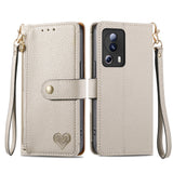 Love Zipper Lanyard Leather Phone Case, For Xiaomi 14 Ultra, For Xiaomi Redmi Note 13 5G, For Xiaomi Redmi Note 13 Pro 5G, For Xiaomi 13T, For Xiaomi 13 Lite, For Redmi 15C 5G / 4G Glodal 171mm