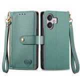 Love Zipper Lanyard Leather Phone Case, For Xiaomi 15, For Xiaomi Redmi Note 14 5G, For Xiaomi Redmi Note 14 Pro+ 5G, For Xiaomi Redmi Note 14 Pro 5G, For Xiaomi Redmi A3 4G, For Xiaomi Redmi Note 13 Pro 4G, For Xiaomi Redmi Note 13 4G                 ...